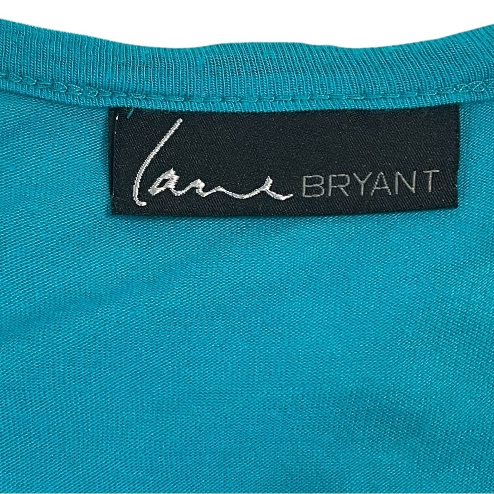 Lane Bryant Turquoise Embellished Tank Top - Picture 8 of 9